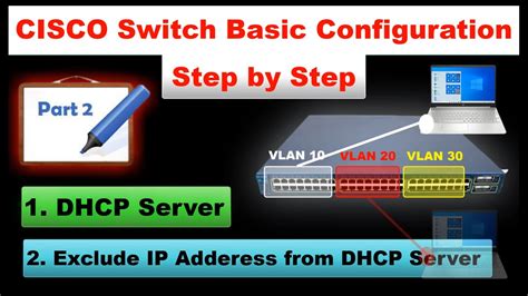 cisco switch enable dhcp server